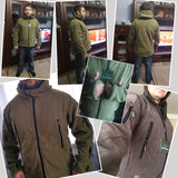 Winter Military Tactical Fleece Jacket Men US Army Polartec Sportswear Warm Hoodie Coat