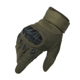 Army Tactical Carbon Knuckle Cycling Full Finger Gloves