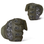Hard Knuckle PU Leather Outdoor Airsoft Tactical Gloves
