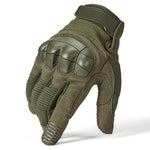 Military Rubber Hard Knuckle Full Finger Tactical Gloves