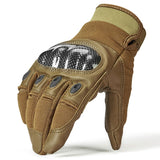 Military Paintball Leather Motorcycle Tactical Gloves