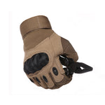 Army Tactical Carbon Knuckle Cycling Full Finger Gloves