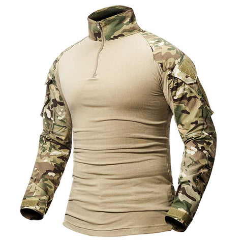 Rip-Stop Long Sleeve Tactical Combat T Shirt