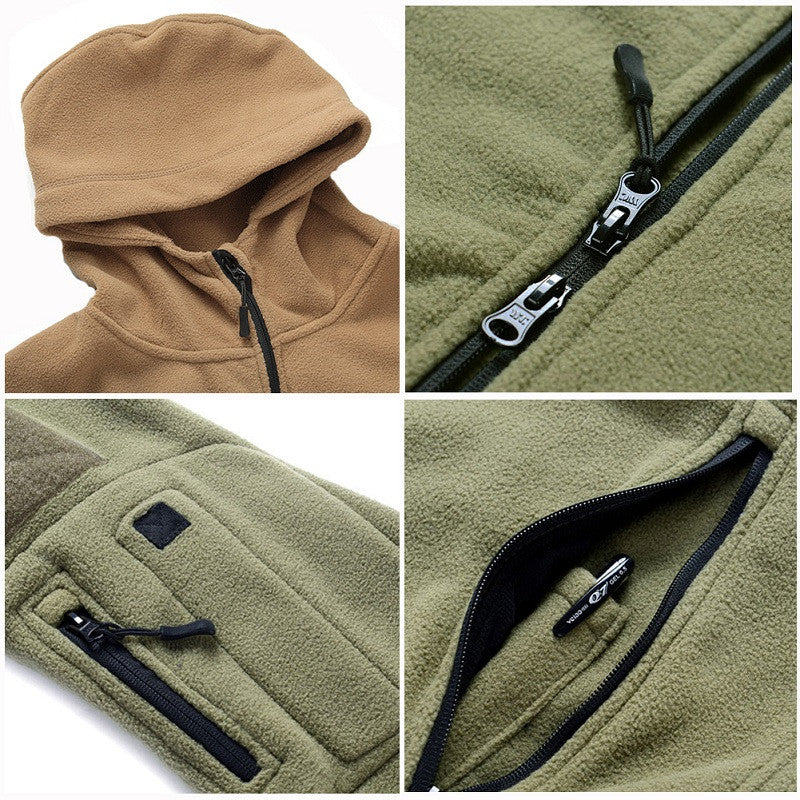 Winter Military Tactical Fleece Jacket Men US Army Polartec Sportswear ReFire Gear