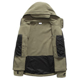 Winter Military Tactical Fleece Jacket Men US Army Polartec Sportswear Warm Hoodie Coat